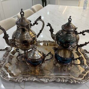 Antique Silver Tea Set (FB Rogers 1960)